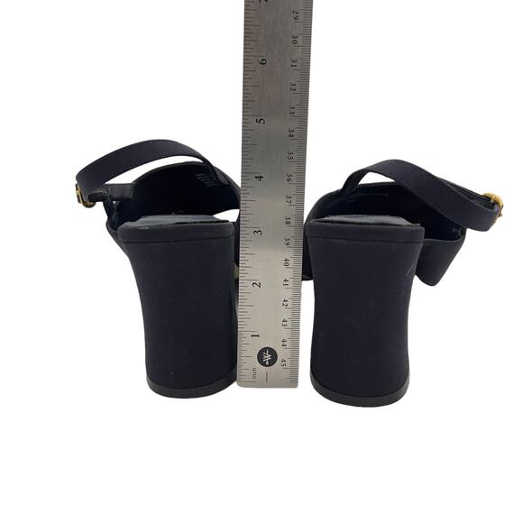 Mootsies Tootsies women's size 9 black block heeled sandals S0302 - Picture 9 of 10